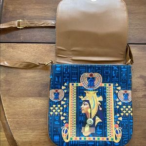 Unique Made in Egypt Ancient Egyptian Patterned Handbag with Isis